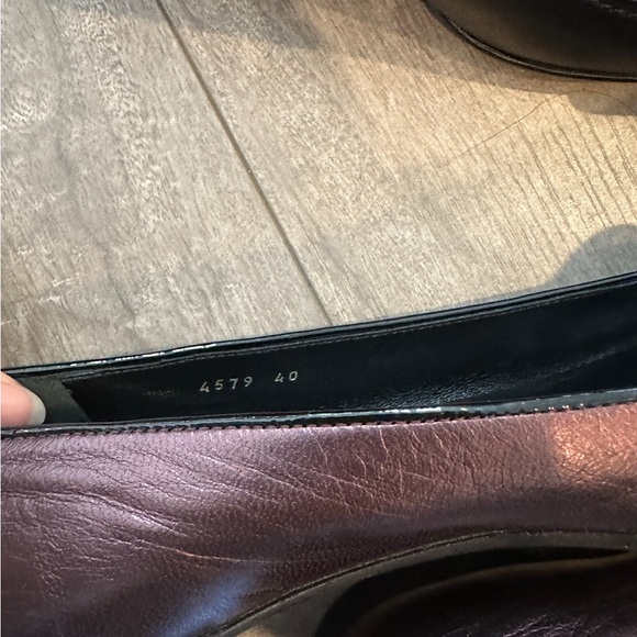 Prada Calzature Donna Two-Tone Velcro Toe Flats Size 40 - Picture 5 of 6